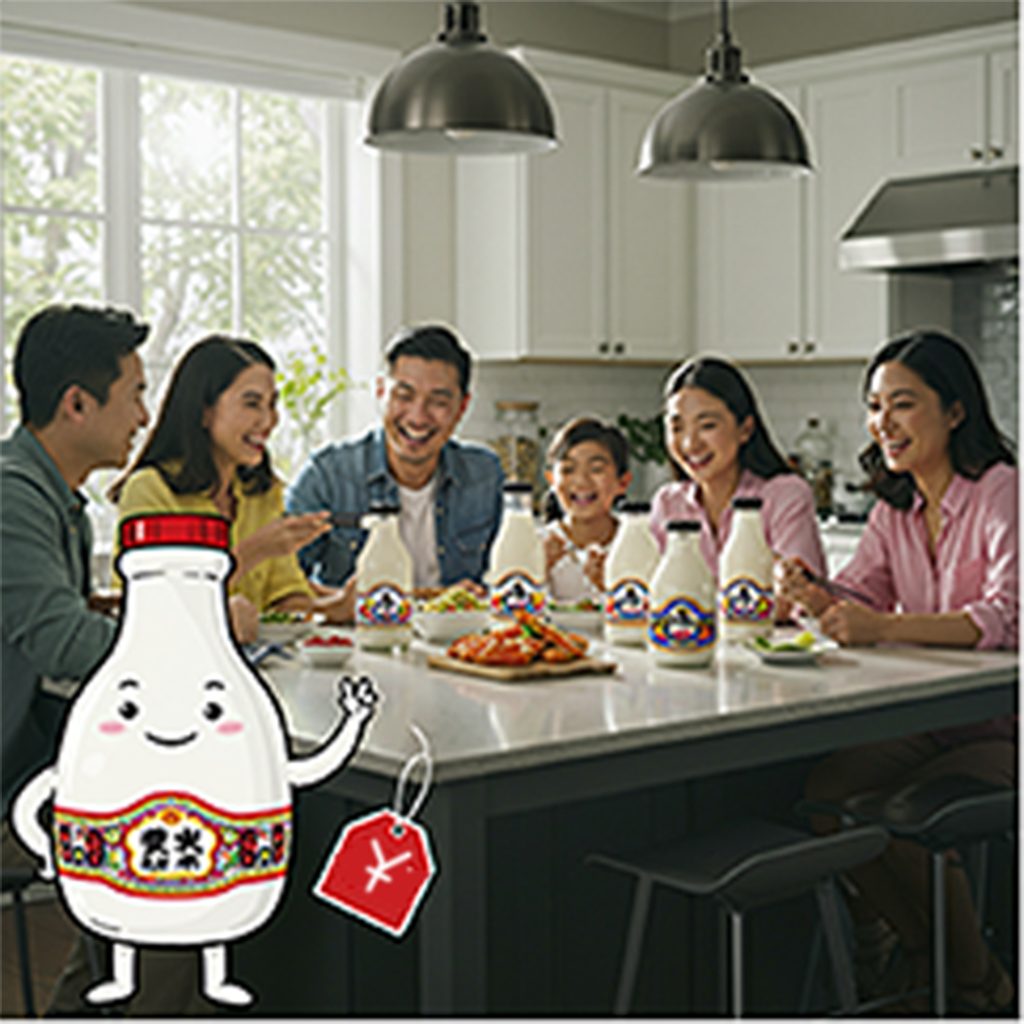 A simple bowl of steamed rice or plain noodles dramatically elevated by a perfect, artful drizzle of the dark, rich Cream of Sum Yung Gai sauce.